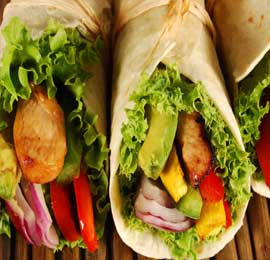 Grilled Chicken Caesar Wrap