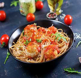 Pasta with Chicken Cutlet