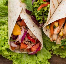 Steak Tip Caesar Wrap